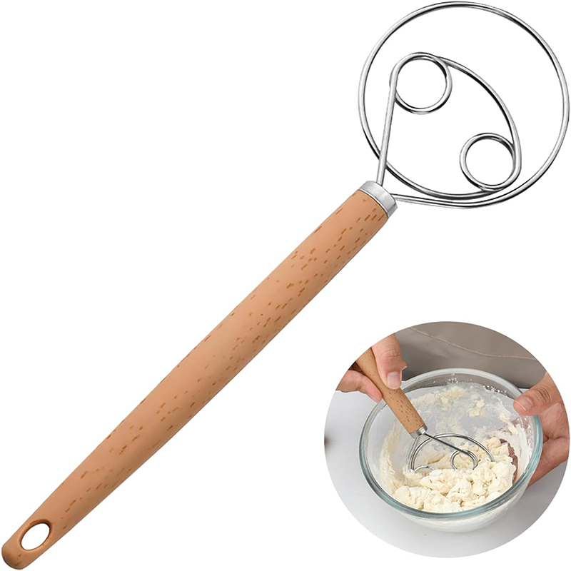 Danish Pancake Pan - 스테인레스 스틸 빵 반죽 믹서 10인치