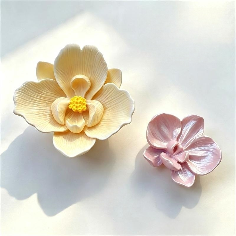 3D 나비 난초 실리콘 몰드 꽃 모양 틀 아로마 플라스 - Potsticker Mold 리뷰 및 가격