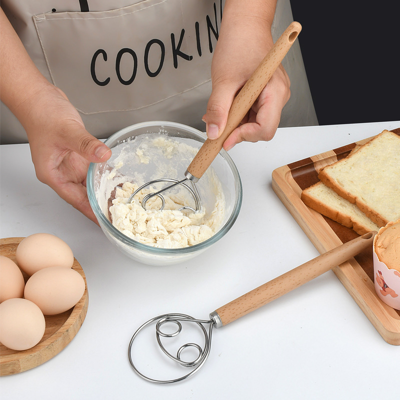 플라스틱 손잡이가있는 1Pc 덴마크어 반죽 털, 스테인 - Danish Pancake Pan 리뷰 및 가격