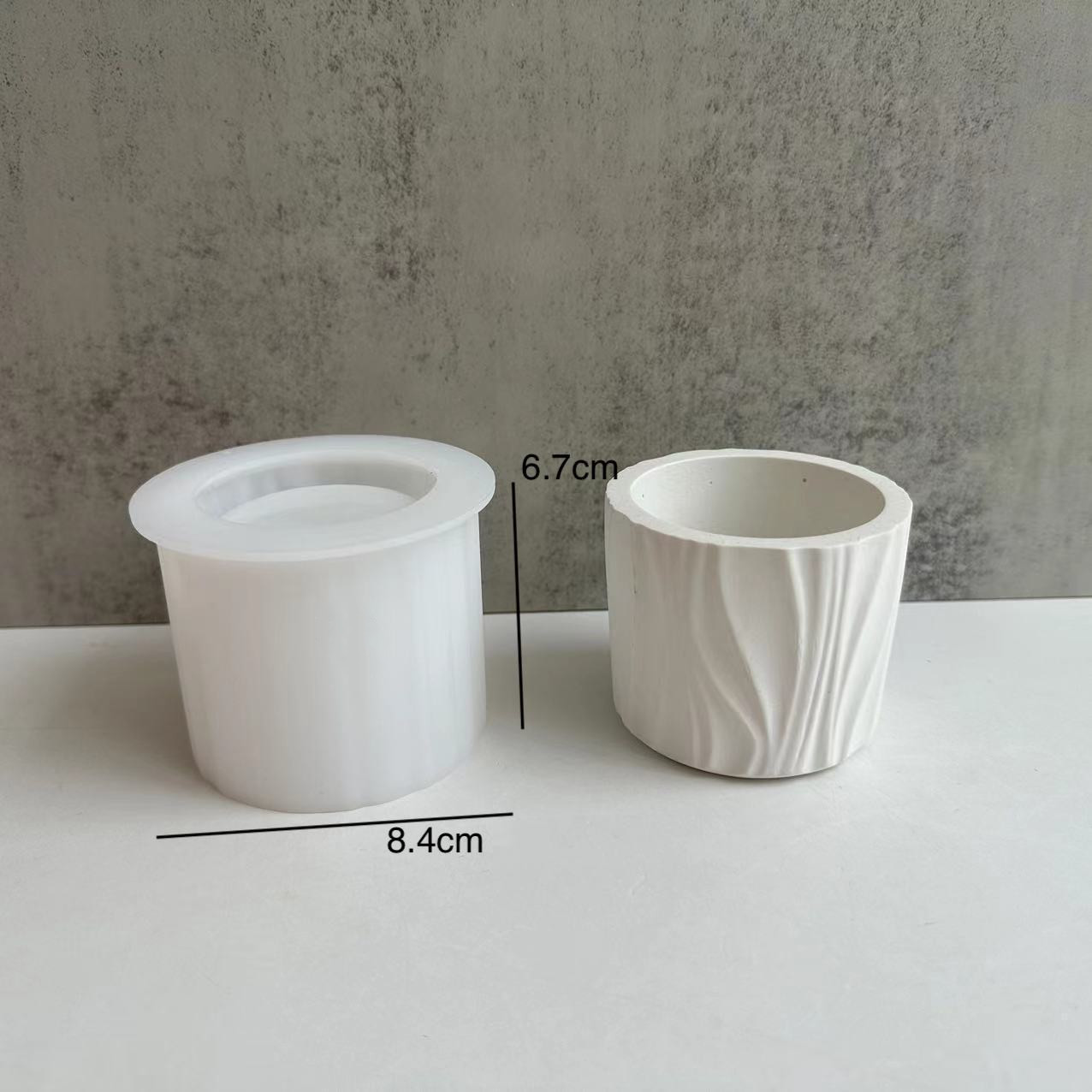 석고 줄 지어 양초 컵 실리콘 금형 DIY 콘크리트 원 - Potsticker Mold 리뷰 및 가격