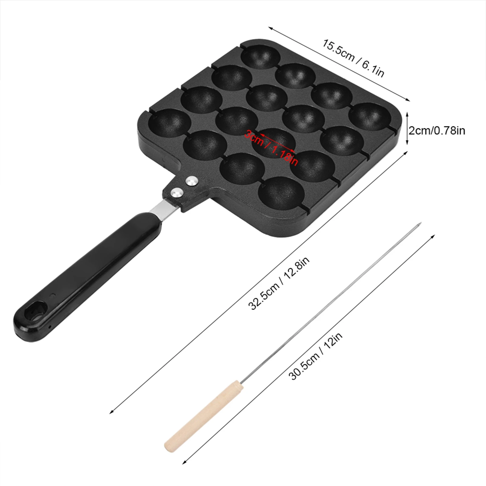 눌어붙지 않는 타코야키 그릴 팬, 요리용 틀, 베이킹  - Takoyaki Grill Plate 리뷰 및 가격