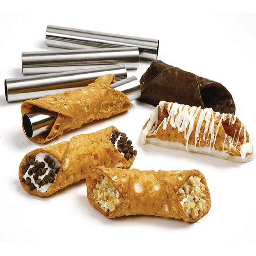 금속 6개/세트 덴마크식 칸놀리 틀, 페이스트리 롤 키 - Danish Pancake Pan 리뷰 및 가격