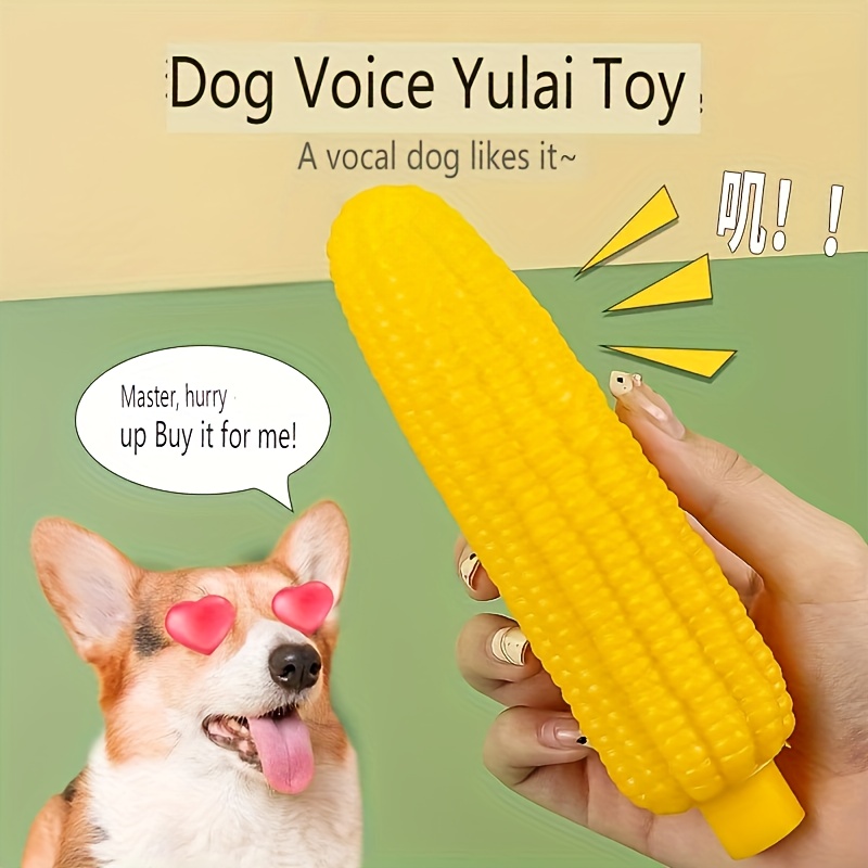 천연 고무로 만든 내구성 있는 옥수수 모양의 강아지 씹 - Corn Dog Stick 리뷰 및 가격